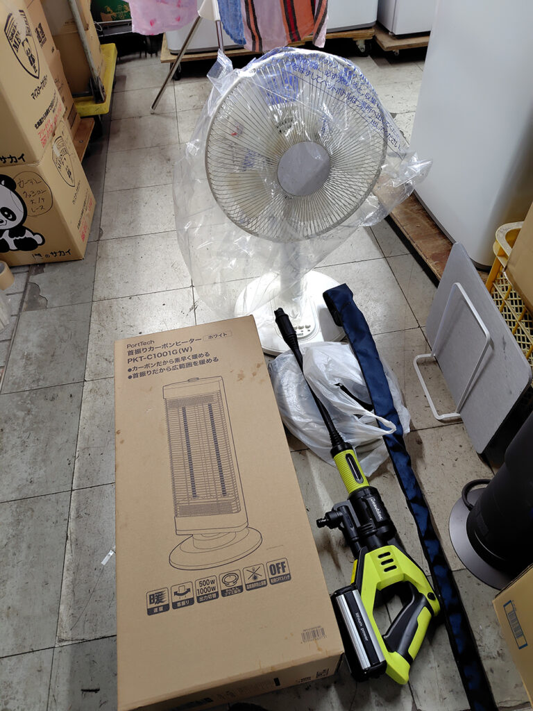 須磨区東落合での不用品回収